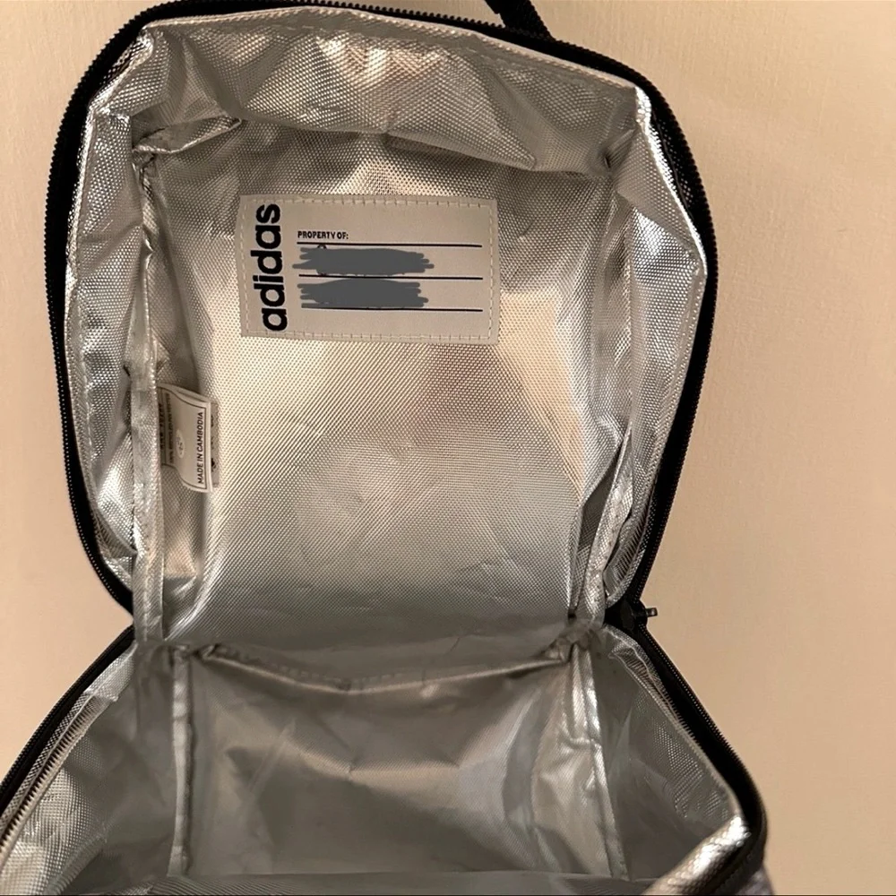 Adidas Lunch Bag in Gray and Black